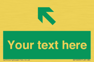 Custom Safe condition: Green Up left arrow